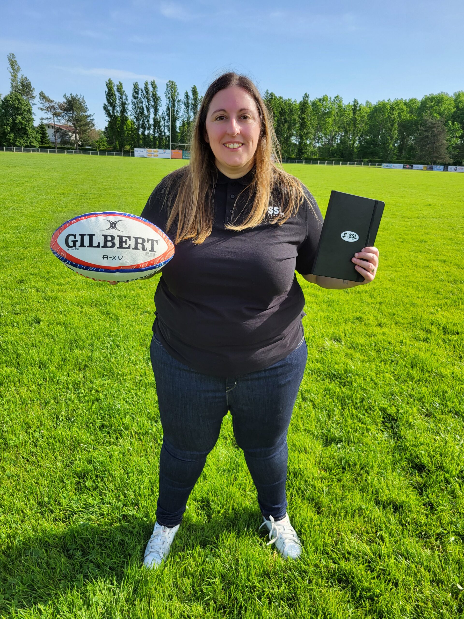 Samantha sur le terrain