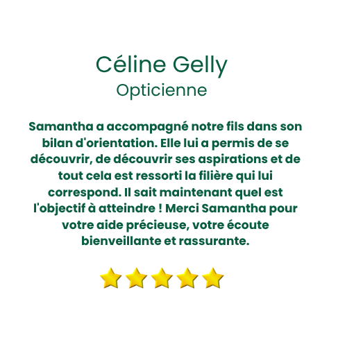 Céline Gelly, opticienne et maman d'un jeune rugbyman